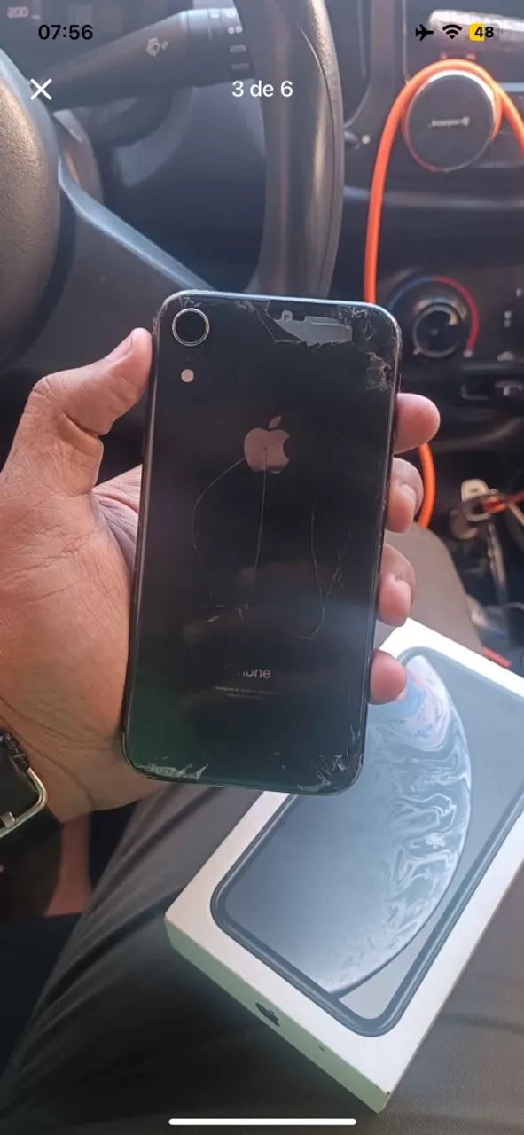 iPhone XR 64gb PRETO CAIXA+NF - Foto 3