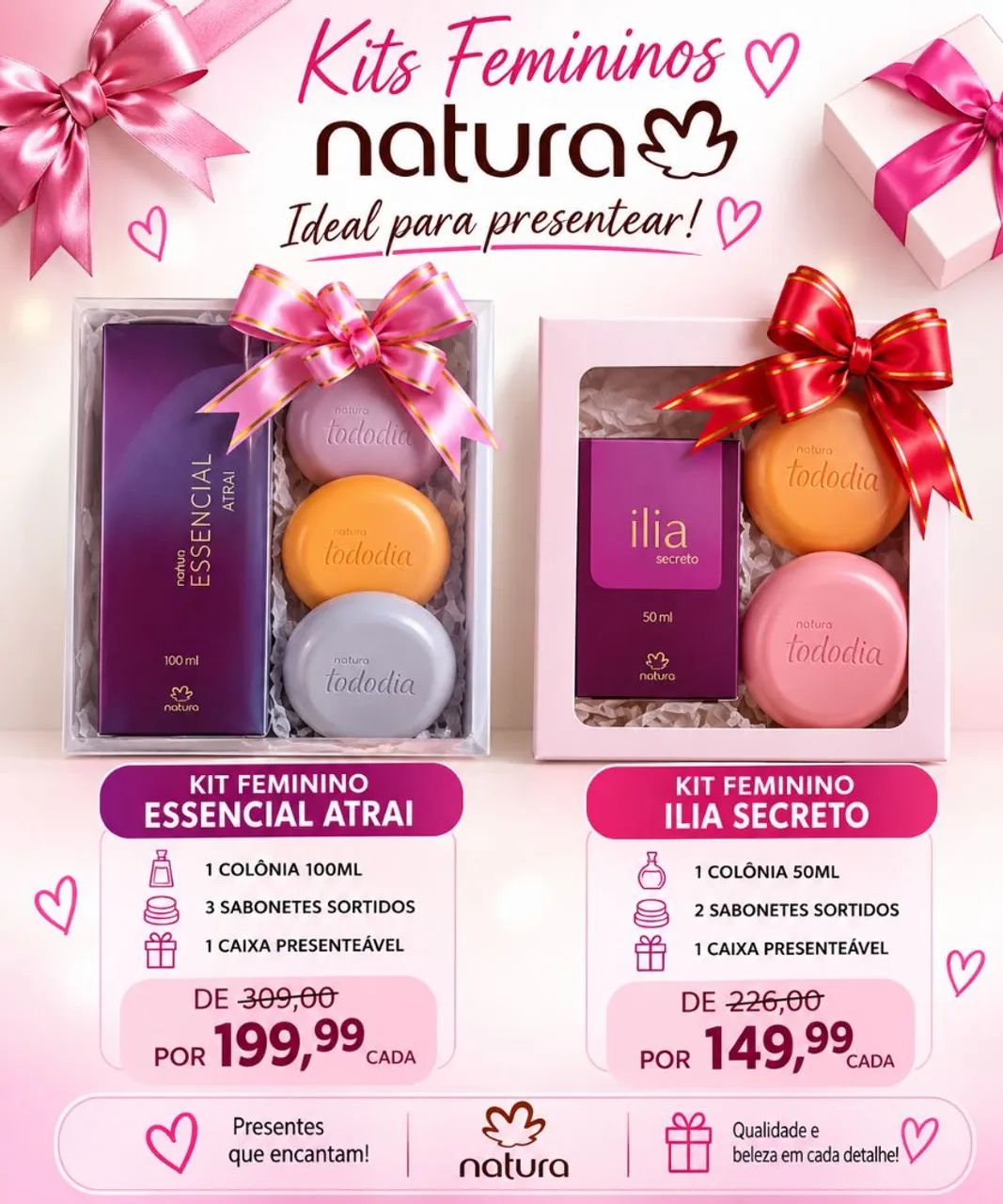 Kits Natura Boticário e Jequeti  - Foto 2