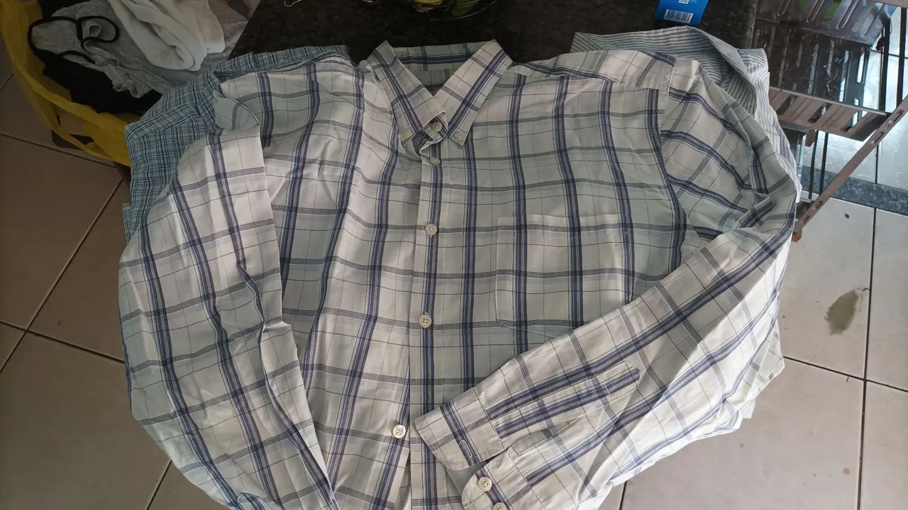 Camisas masculinas manga comprida  - Foto 2