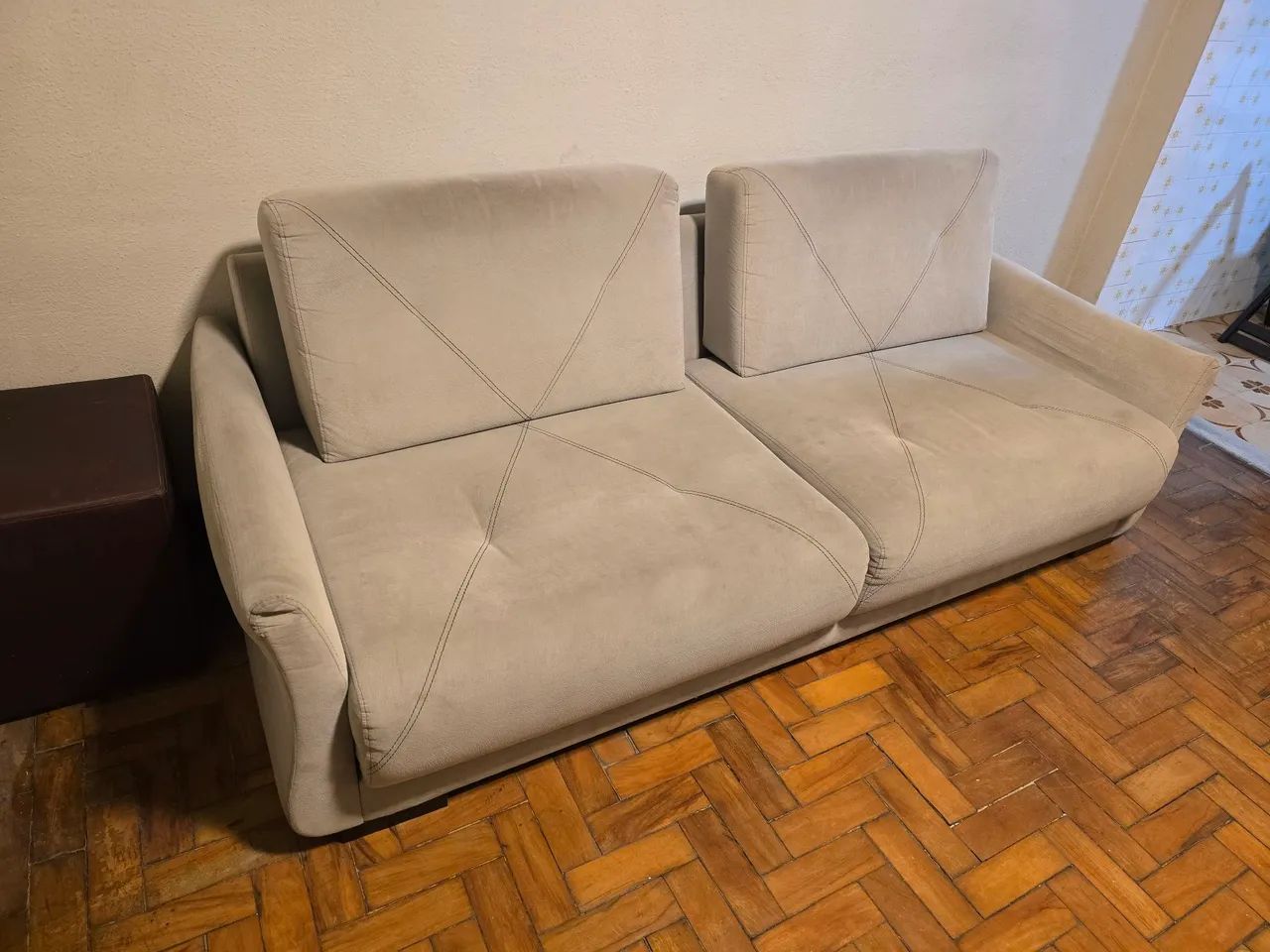 Sofá 3 lugares fixo 2,08 - Foto 2