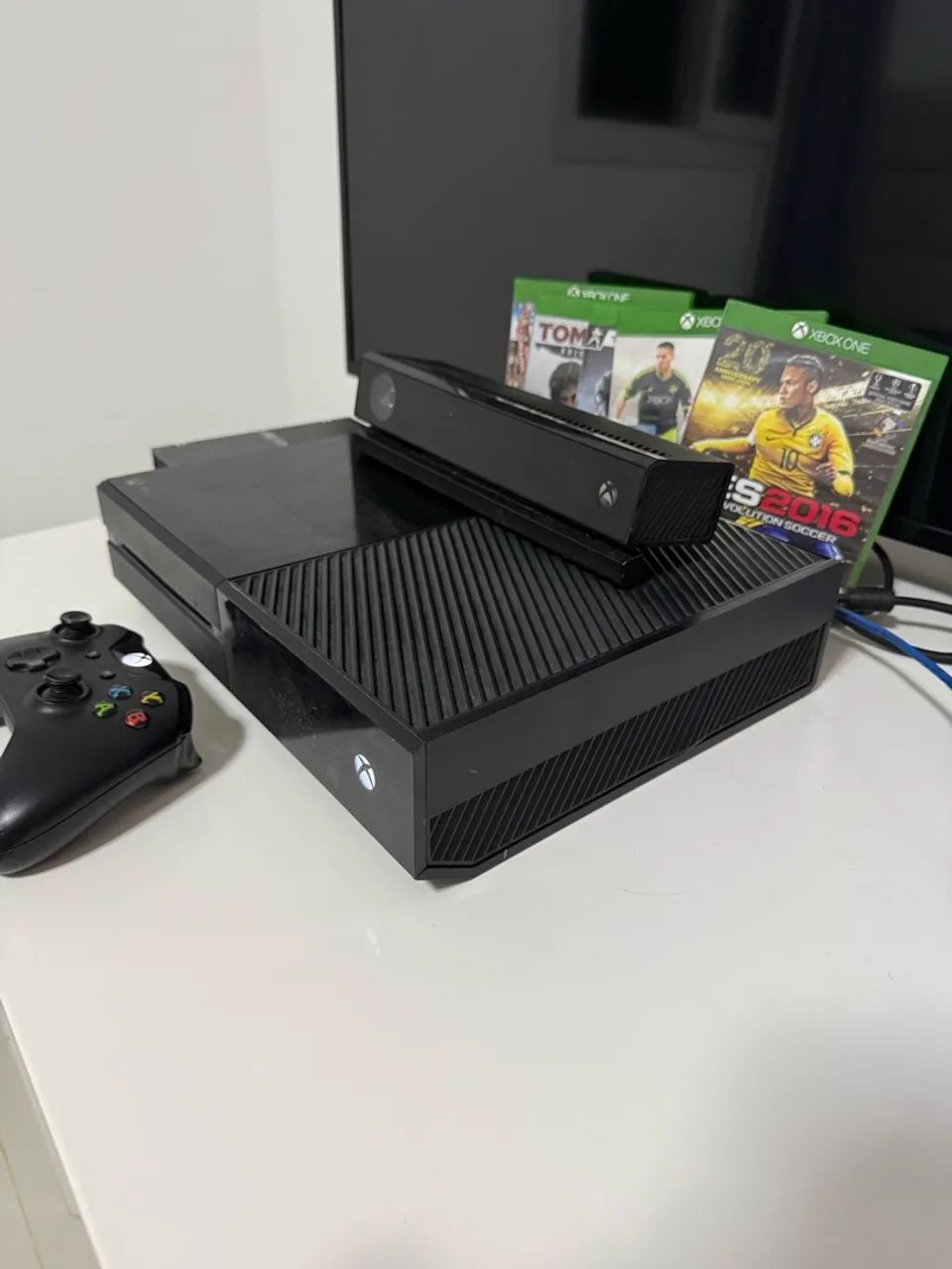 XBOX ONE FAT + KINECT + JOGOS - Foto 2
