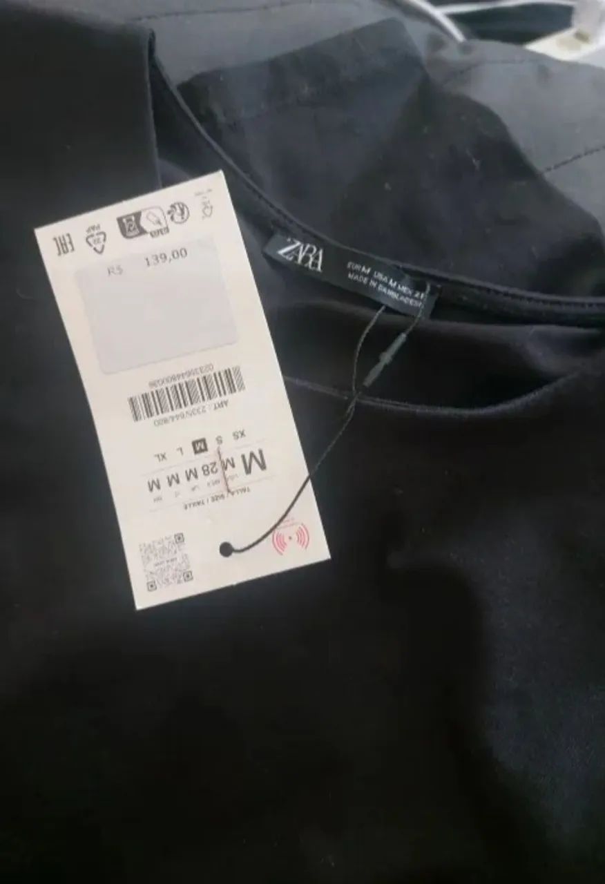 ZARA blusa nova preta - Foto 2