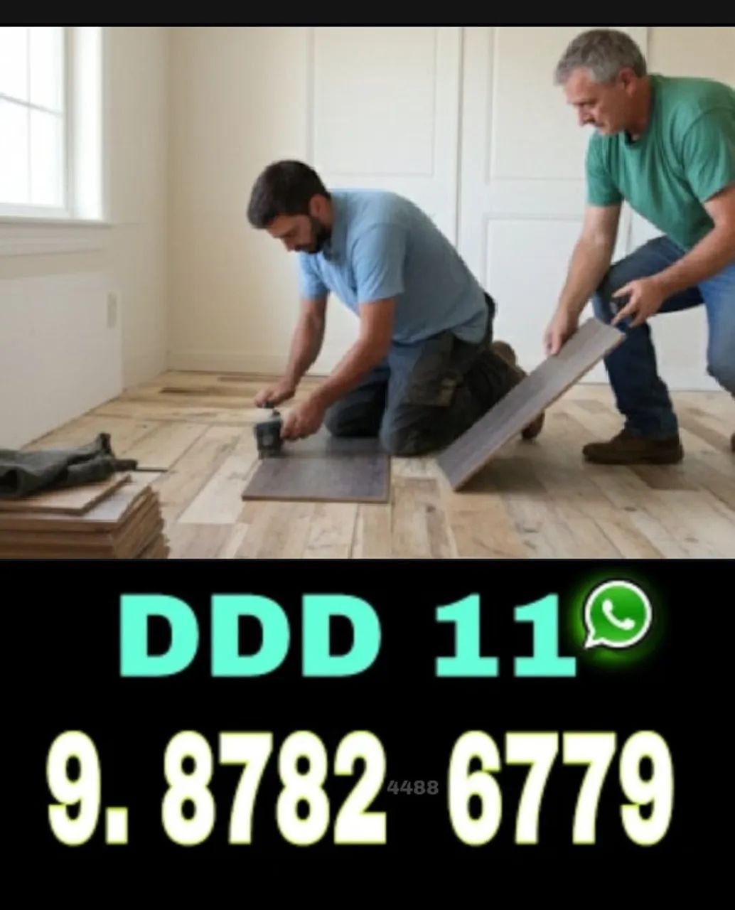 Instalação piso laminado e Vinílico - Casa Lojas e Apartamentos 