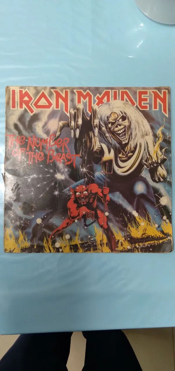 LP IRON MAIDEN THE NUMBER