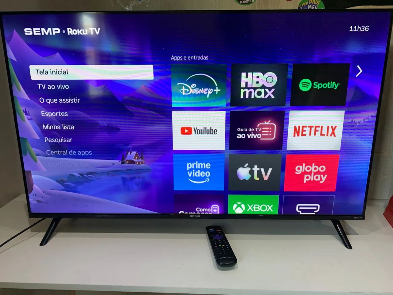 smart tv roku 43 polegadas - Foto 2