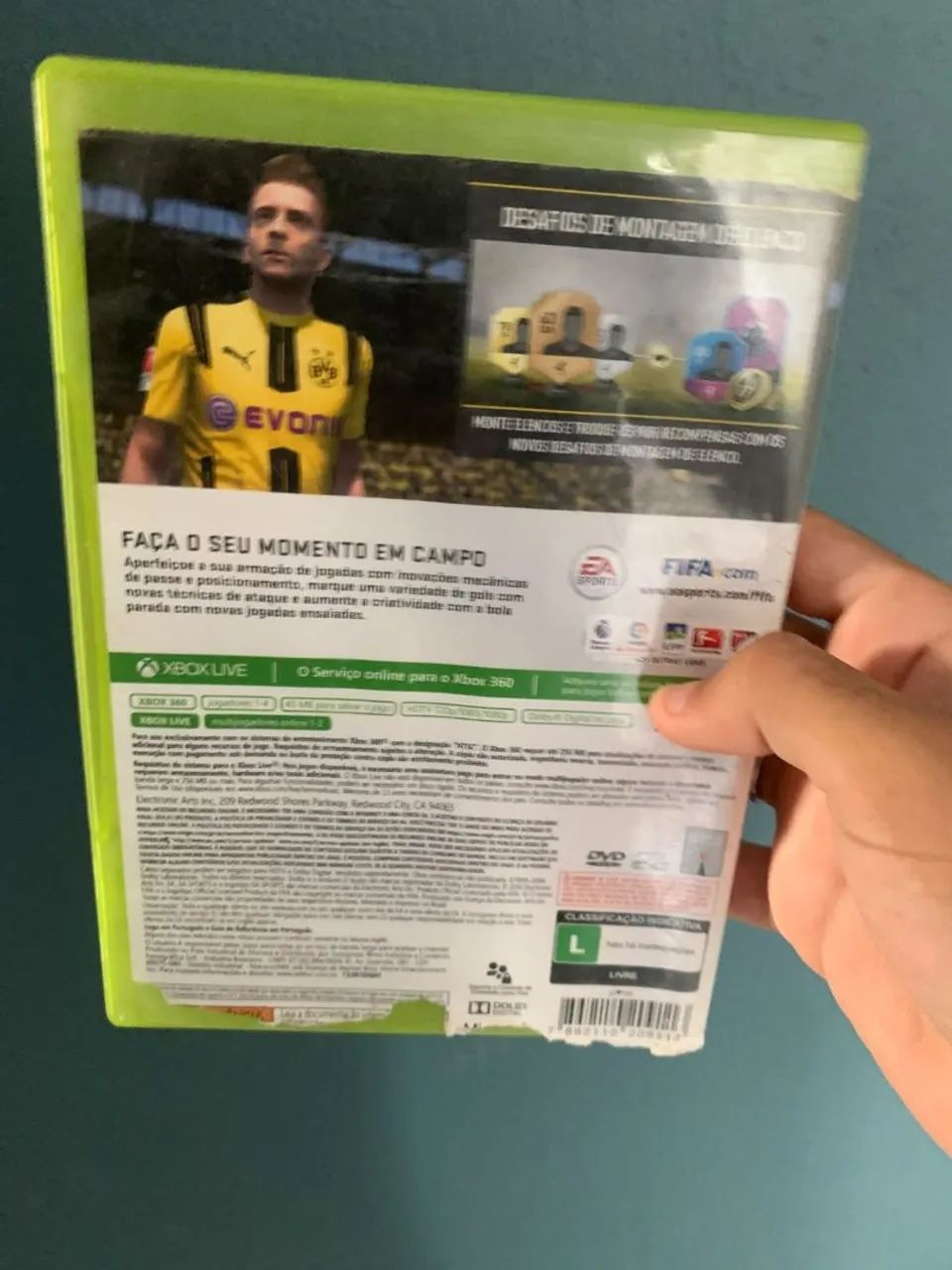 FIFA 17 ORIGINAL DE XBOX 360 MIDIA IMPECAVEL - Foto 2