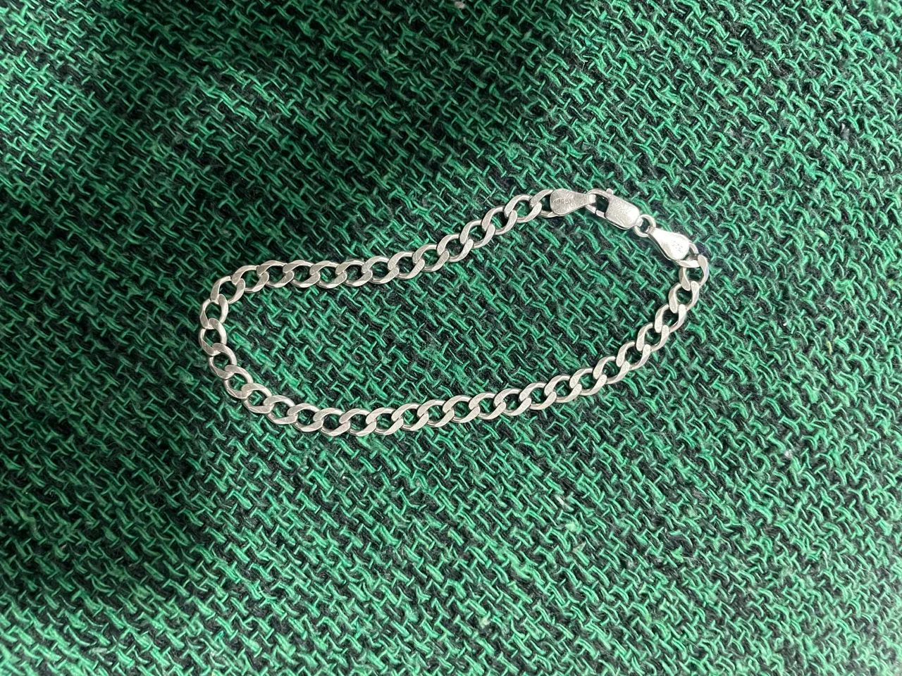 Pulseira de prata 925 6g - Foto 2