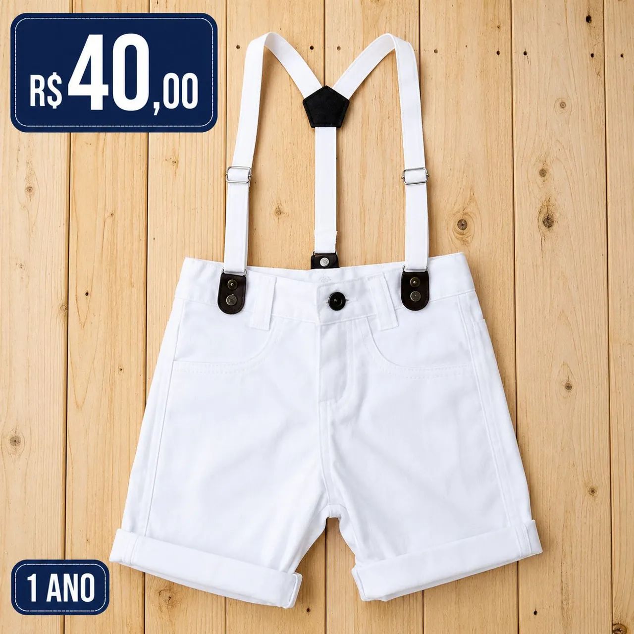 Bermudas com suspensório - PROMOÇÃO!! - Foto 2