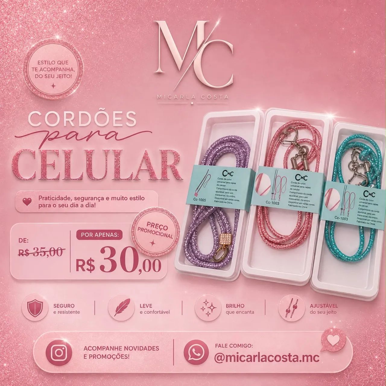 Cordão para celular - Foto 5