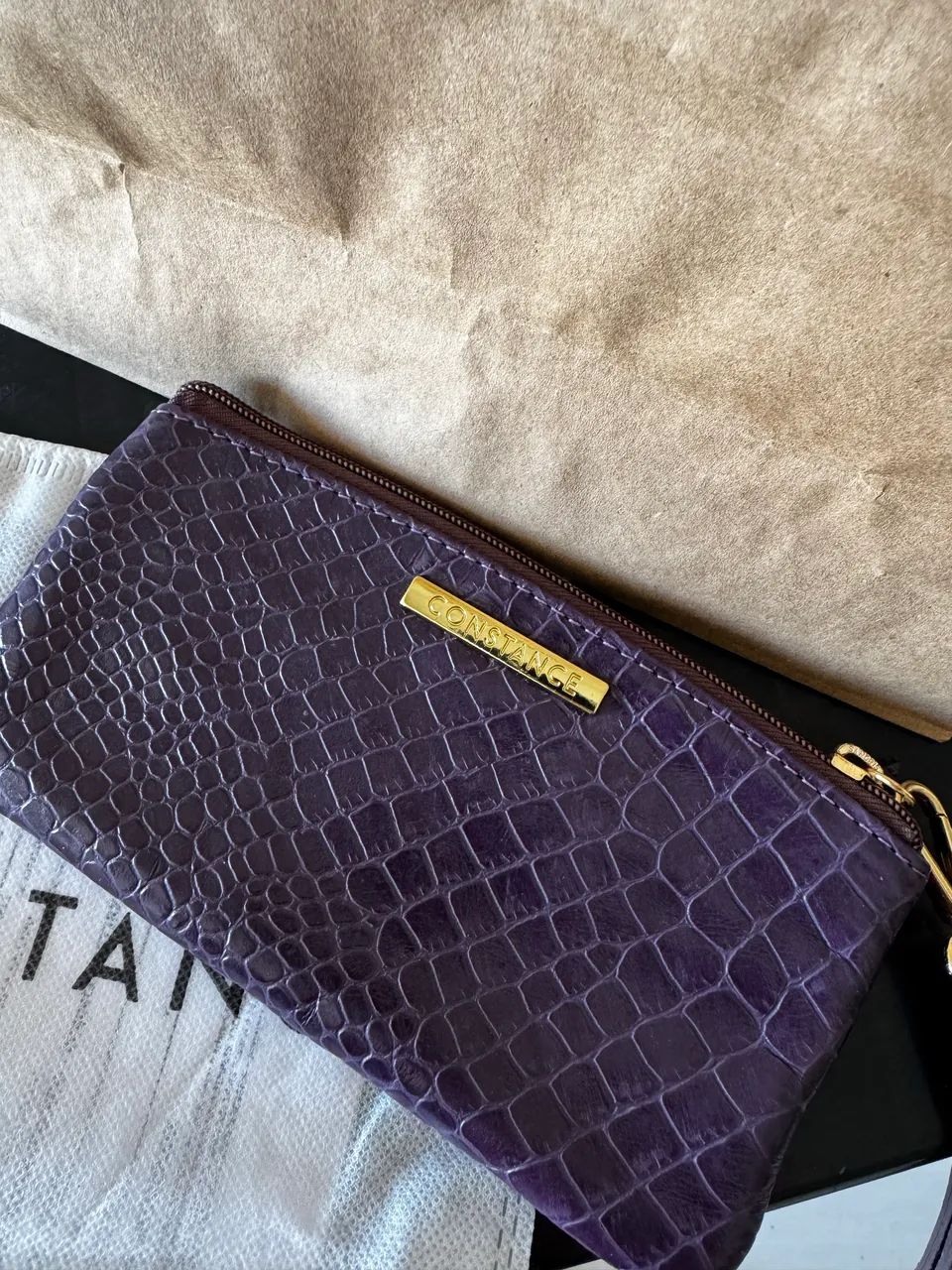 Bolsa couro croco Constance  - Foto 3