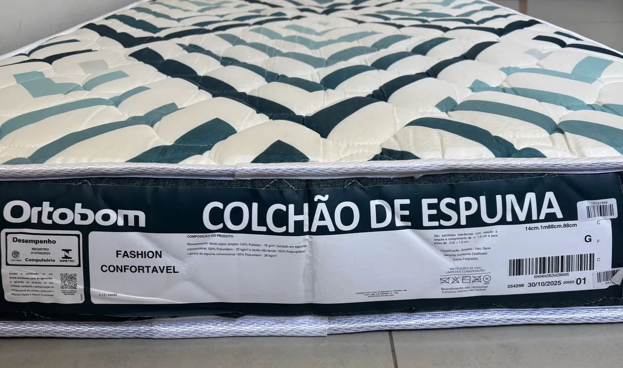 Colchão Ortobom Solteiro, em excelente estado! - Foto 2