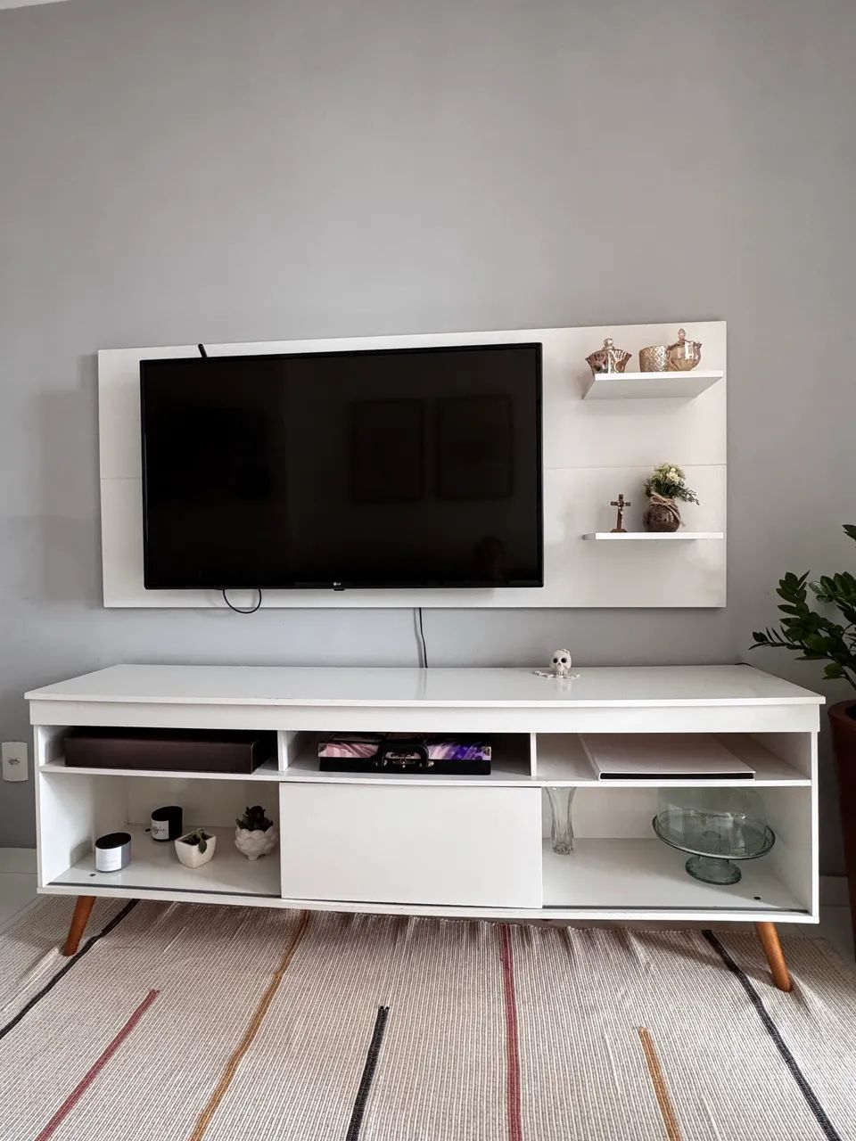 Conjunto painel rack 