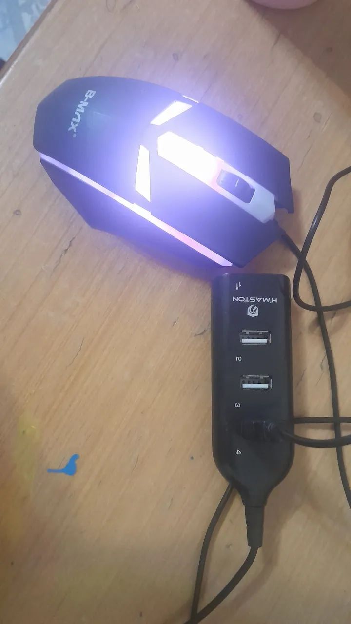HUB E MOUSE LED