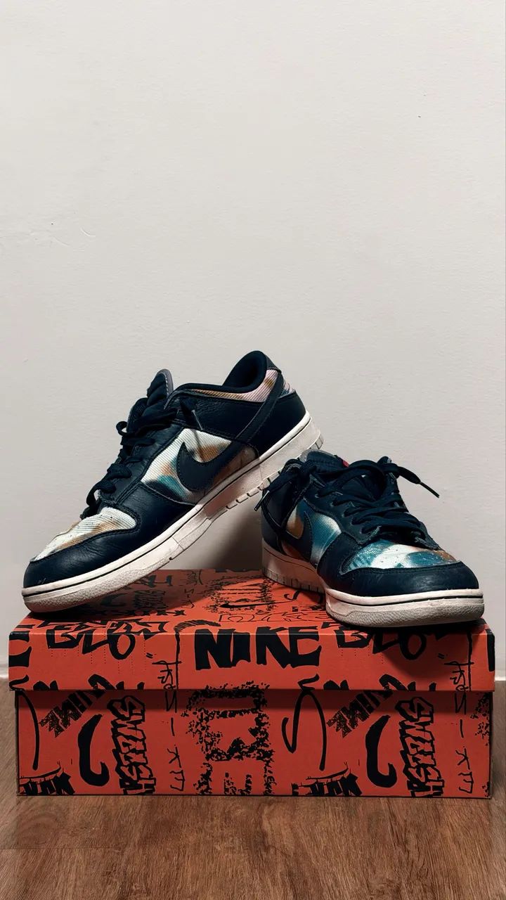 Tênis dunk low obsidian grafitti  - Foto 2