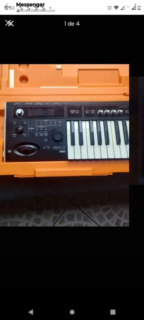 Teclado Korg micro x novinho com Case original  - Foto 2