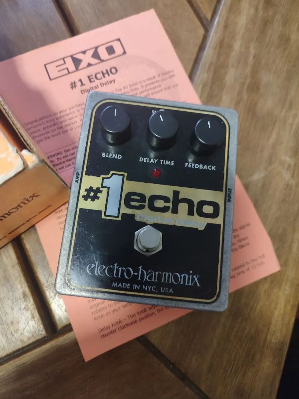 Pedal #1 Echo Electro Harmonix Delay - Instrumentos musicais