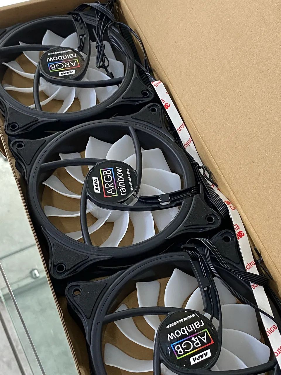 KIT 3 COOLER?s +FITA ARGB COM CONTROLADORA GAMING MASTER NOVA - Foto 2