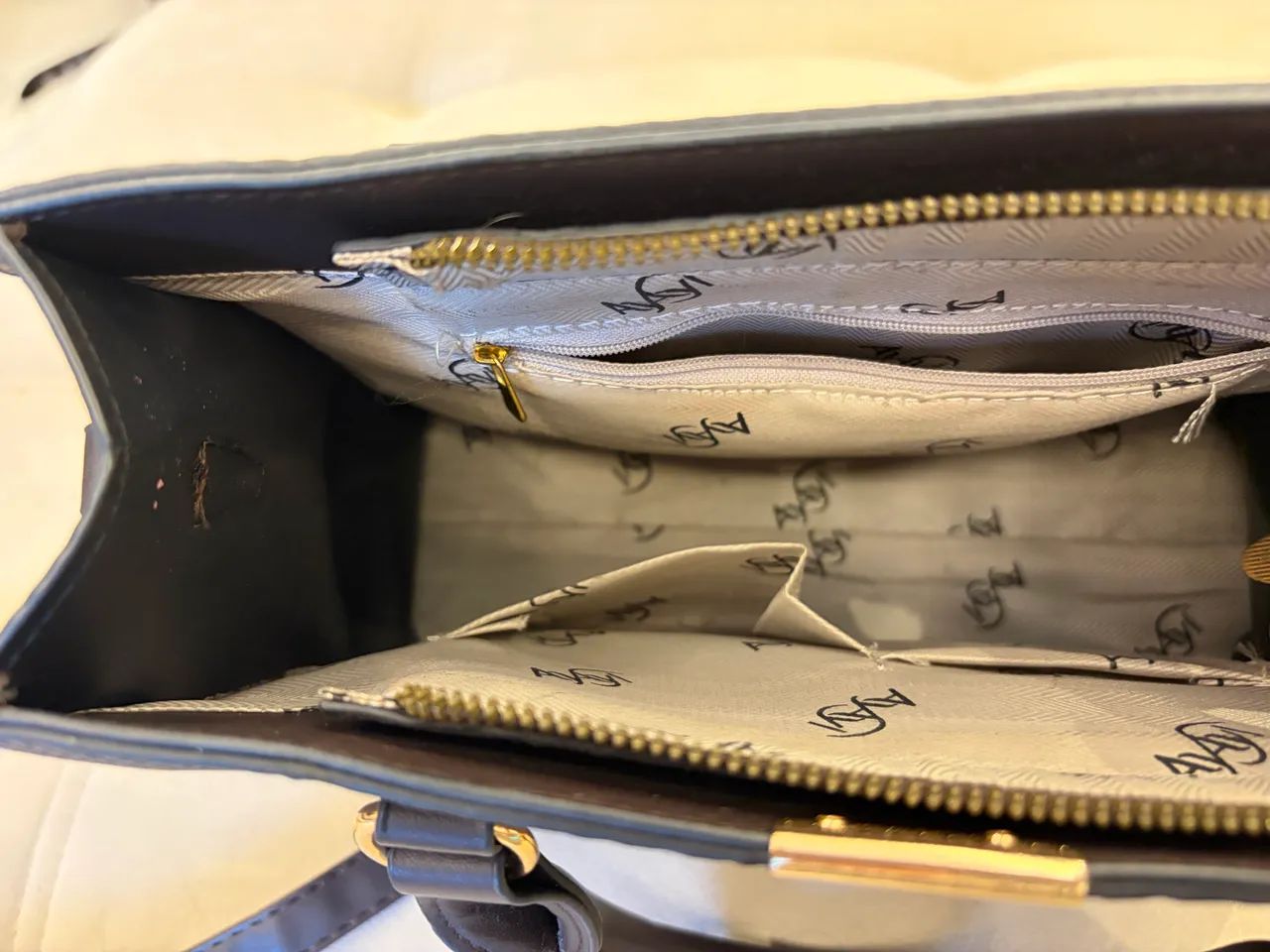 Bolsa de couro sintético 