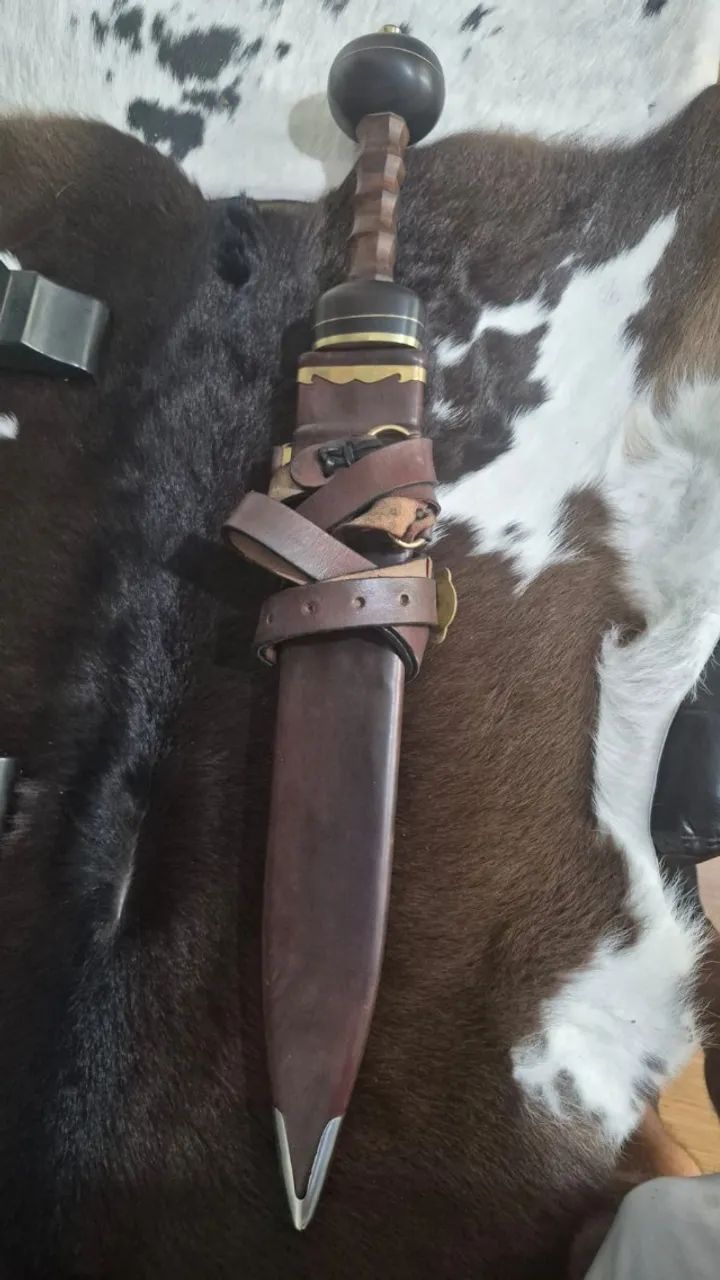 Espada Romana em aço carbono 5160 - Foto 2