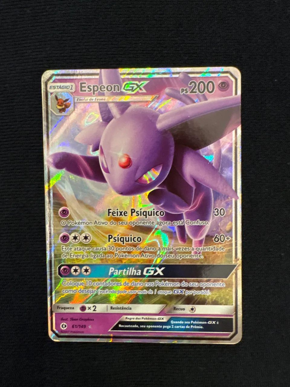 Carta Pokémon Espeon GX 61/149 