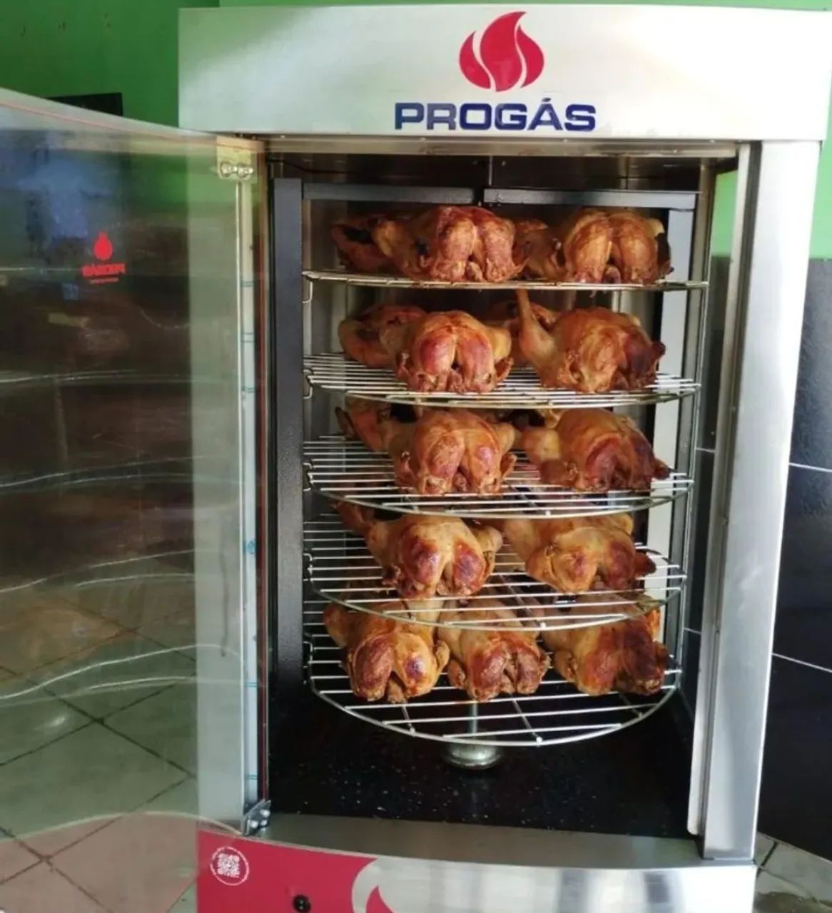 maquina de assar frango e carnes