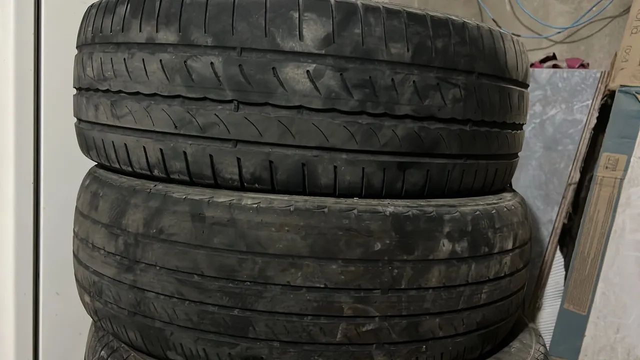 Quatro pneu  aro 15meia vida para automóveis