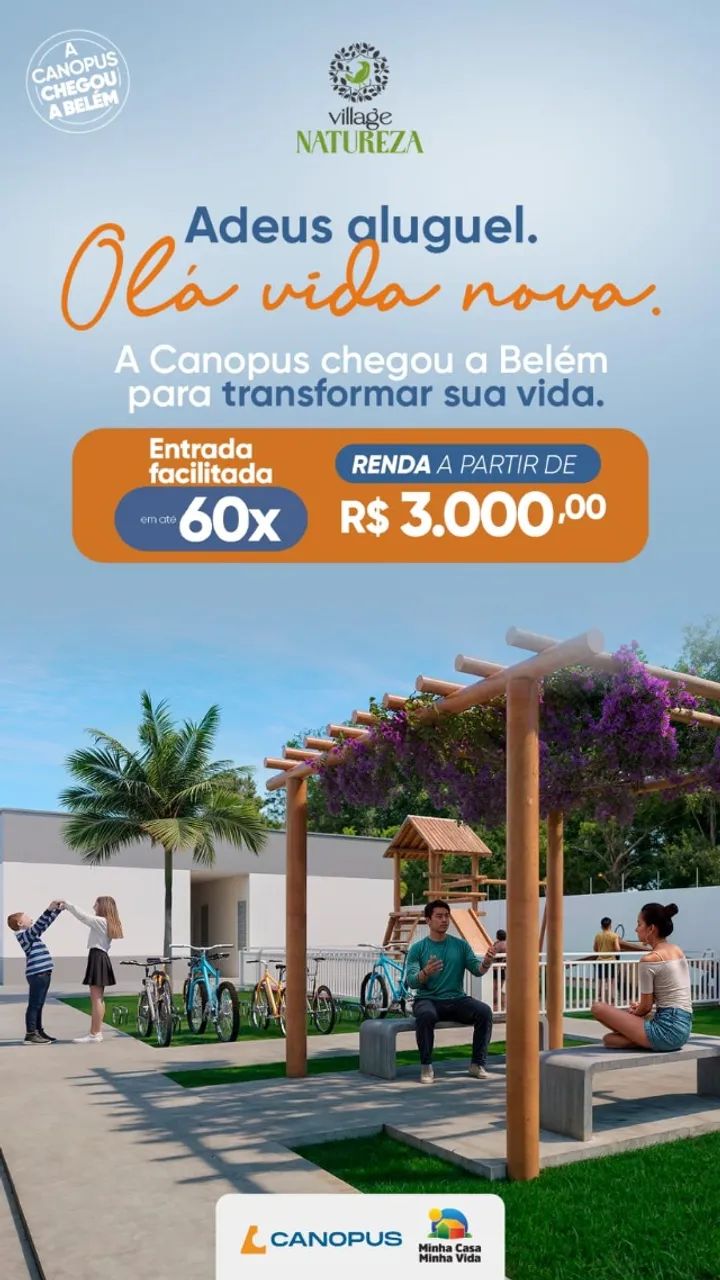 Apartamento 2 quartos, coqueiro 