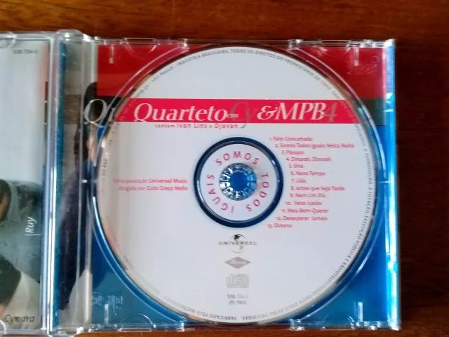 CD Quarteto em Cy & MPB4 cantam Ivan Lins e Djavan - Somos Todos Iguais - Foto 3