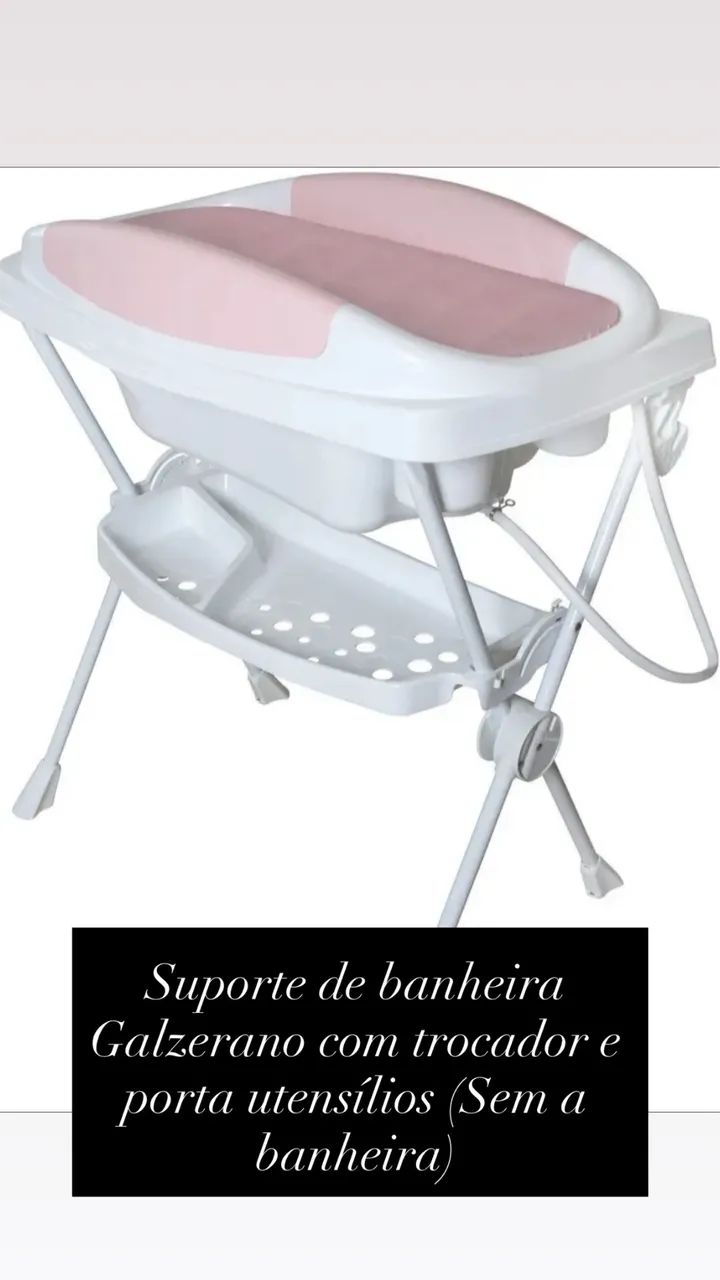 Suporte de banheira e trocador