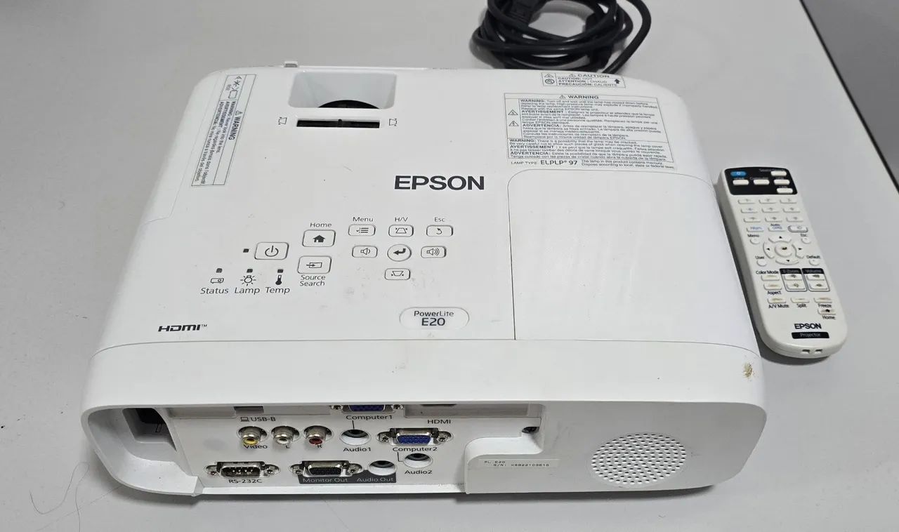 Projetor Epson E20 PowerLite - Foto 4