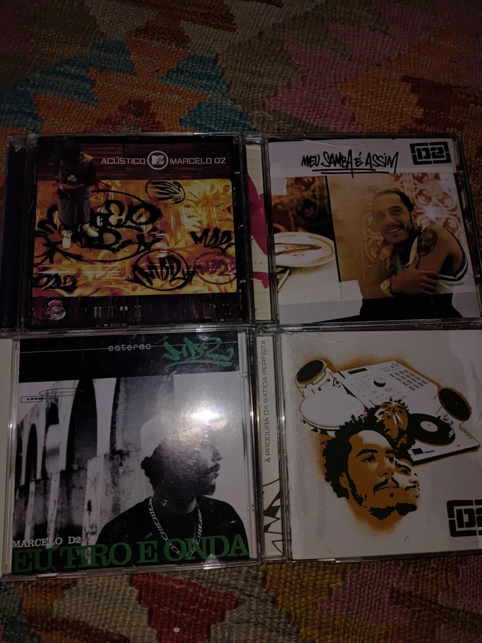 4 cds marcelo d2 (usado em excelente estado)