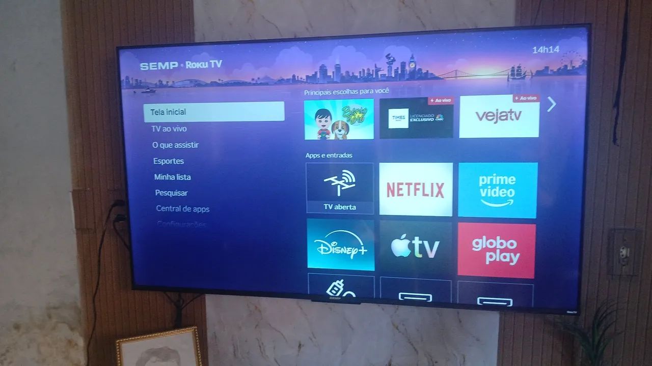 TV smart SEMP 55 polegadas 