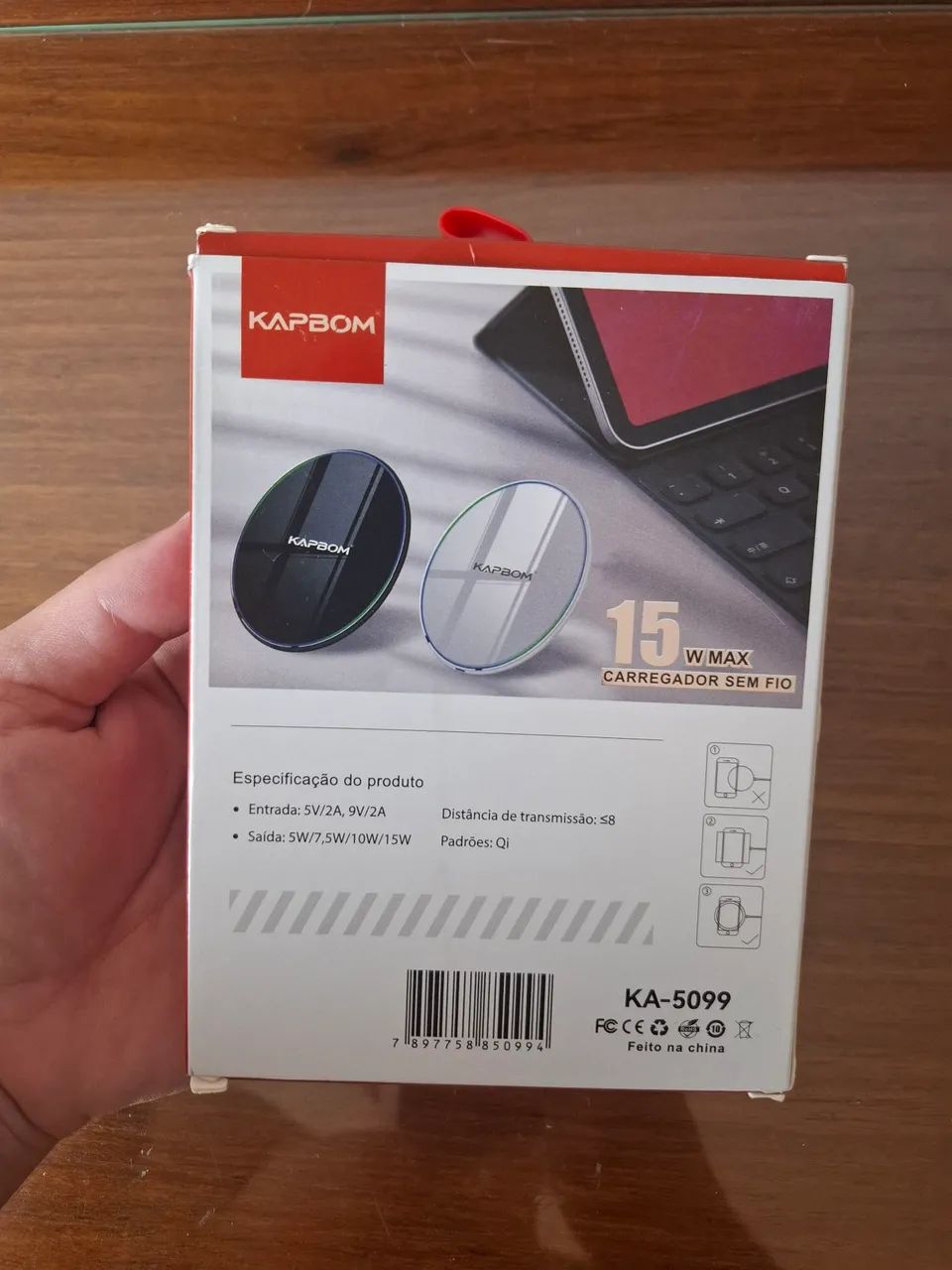 Carregador Wireless Kapbom - Foto 3