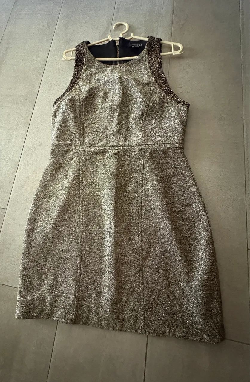Vestido malha lurex Da Forever21 - Foto 2