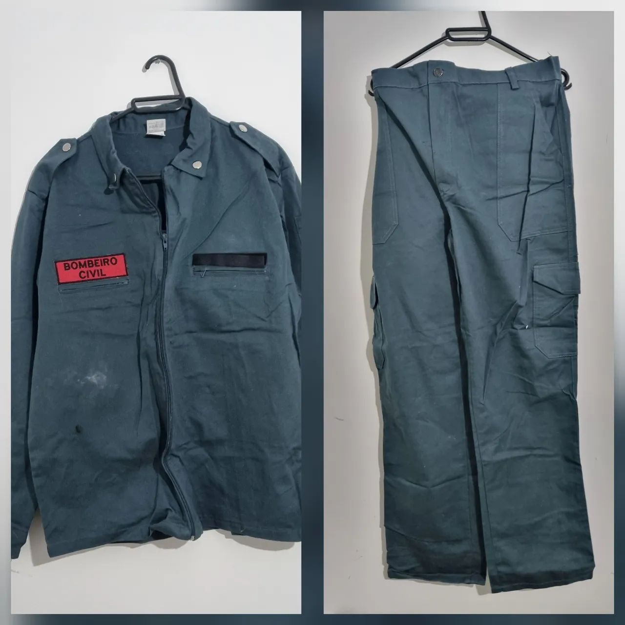 Uniforme Bombeiro Civil Ripstop Manga Longa Verde 