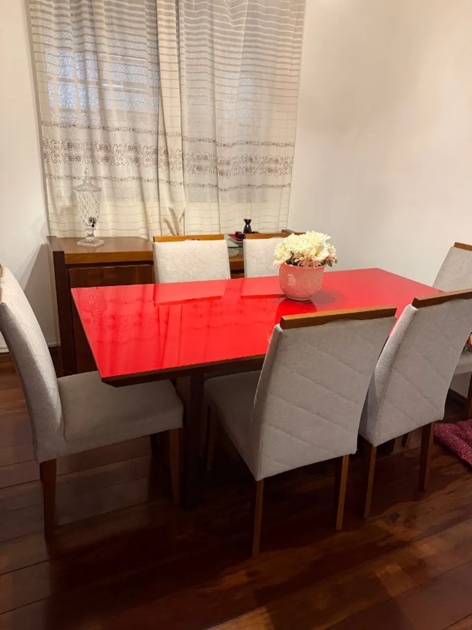 Mesa de jantar retangular com cadeiras  - Foto 3