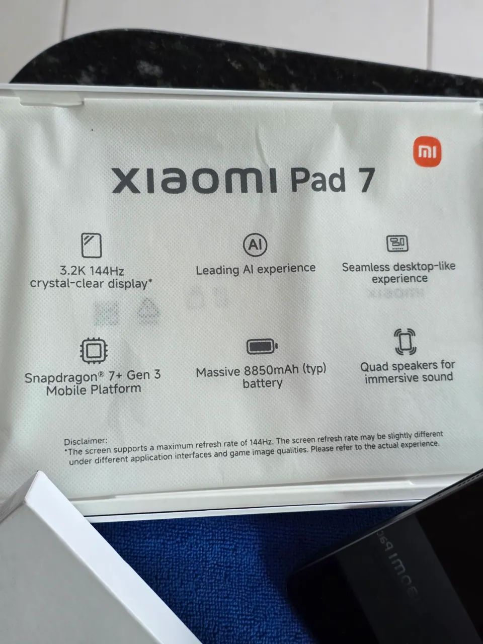 Xiaomi pad 7 256 GB.