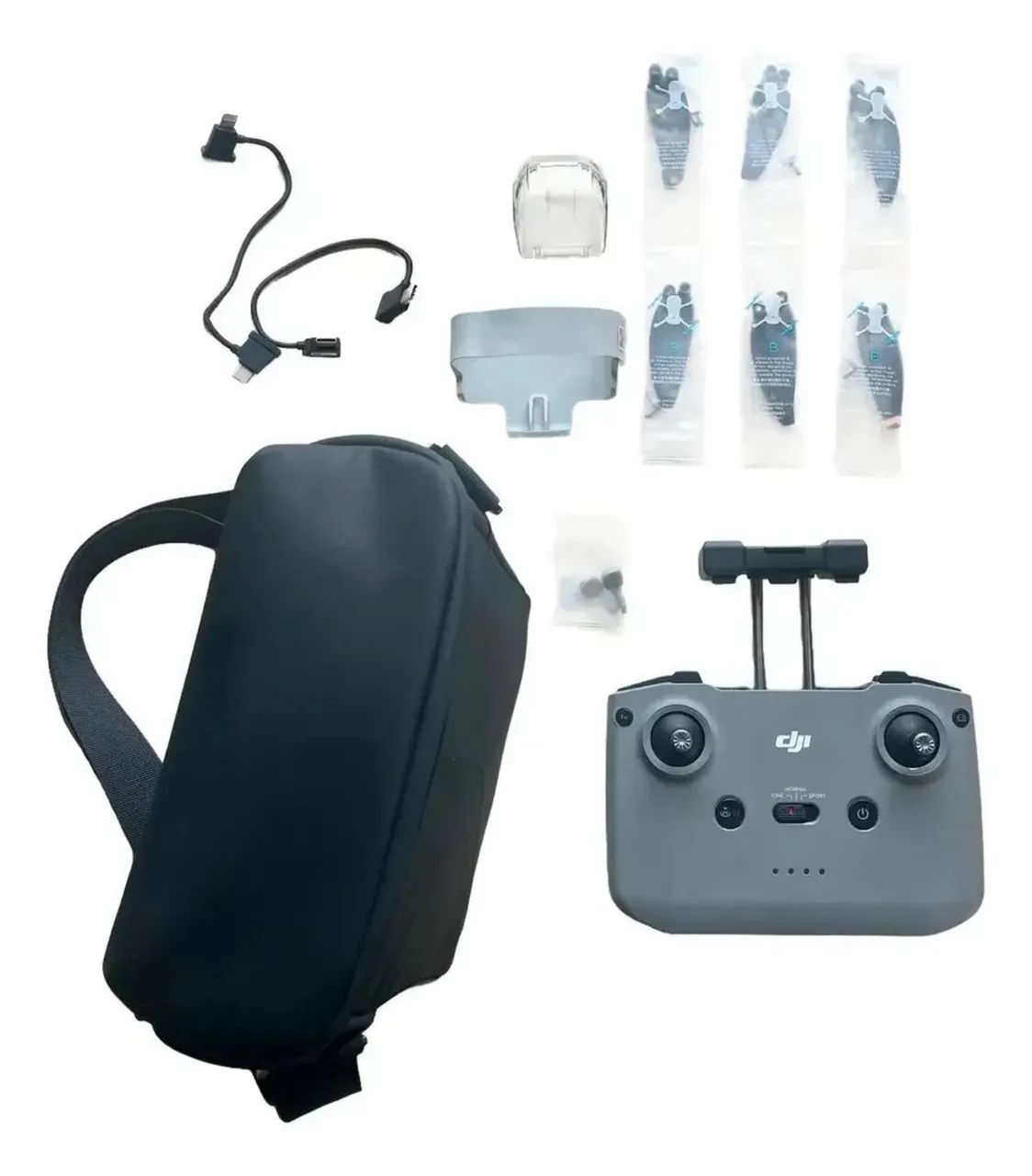 Kit DJI RC-N1 RC231 + Acessórios Originais | Mavic 3, Air 2S, Mini 2, Mini 3 e mais