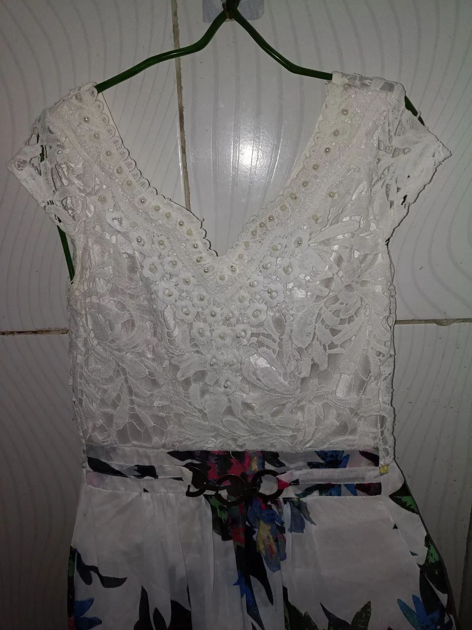 Vestido Social Floral Feminino M  - Foto 3