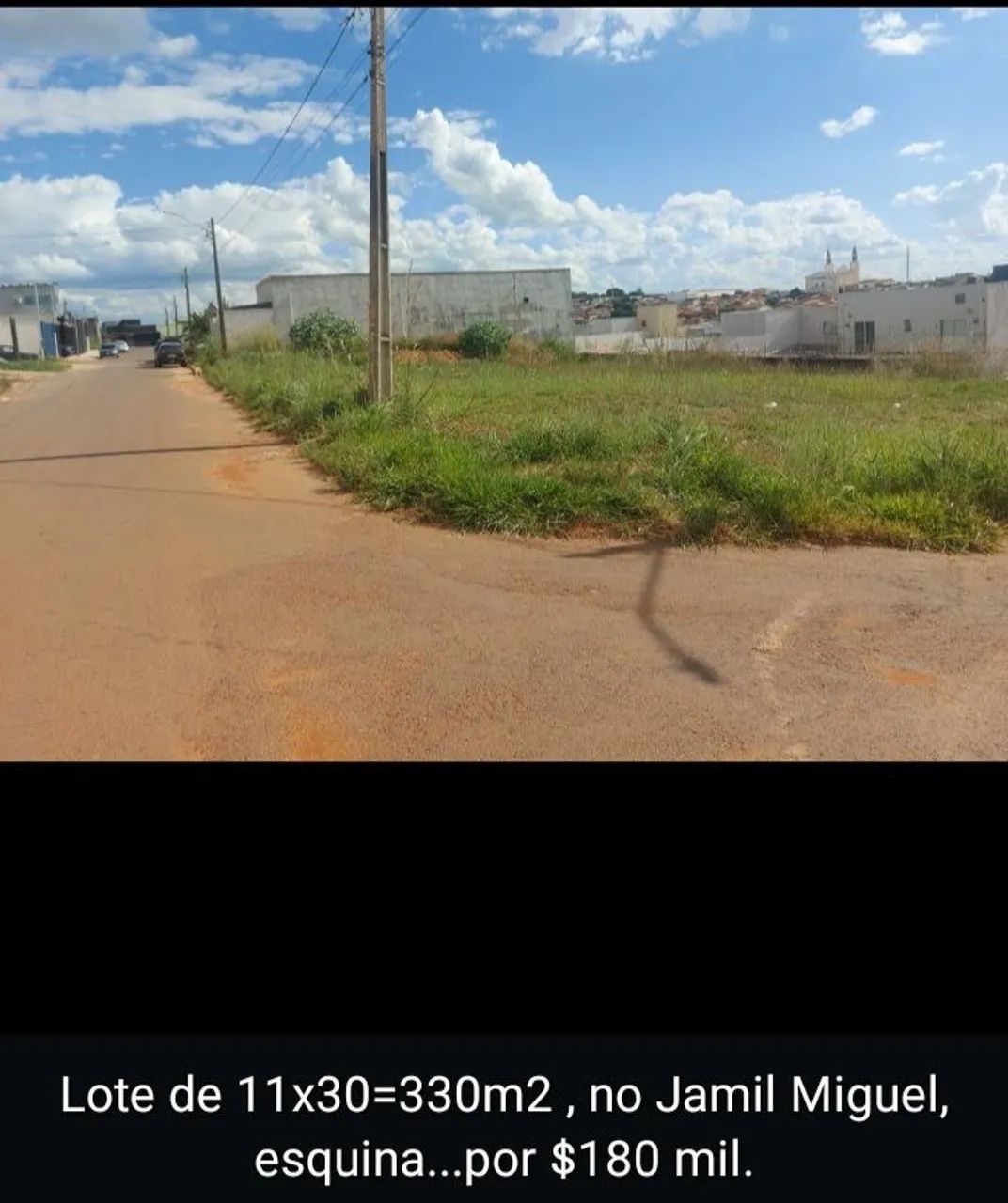 Lote de esquina Jamil Miguel 11x30 - Foto 3