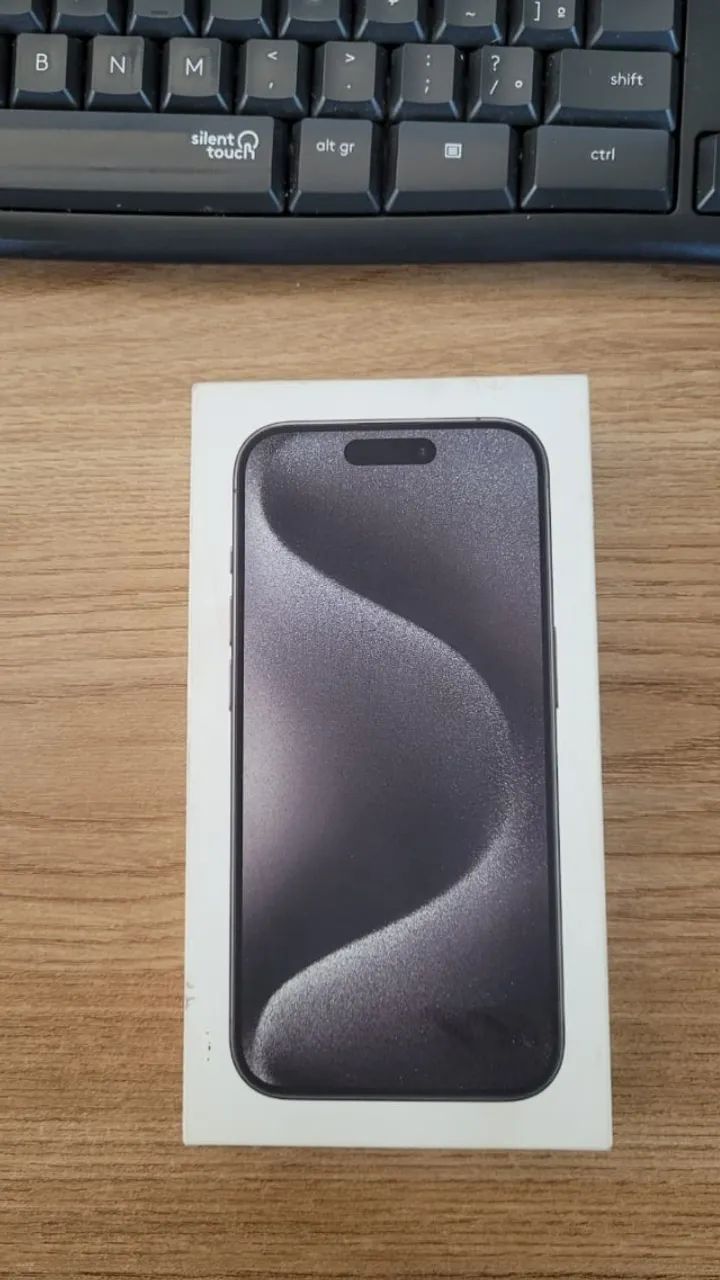 iPhone 15 Pro 256GB Black Titanium - Impecável - Foto 5