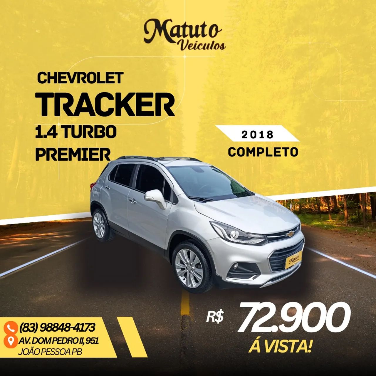 Chevrolet Tracker TRACKER Premier 1.4 Turbo 16V Flex Aut 2018