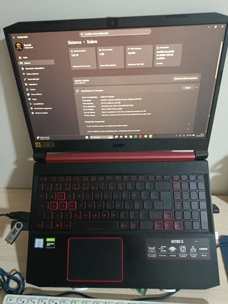 Notebook Acer Nitro 5 - Foto 2