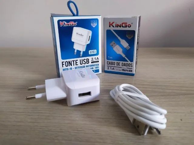 Carregador de Celular Kingo - V8 ou Tipo C - Foto 4
