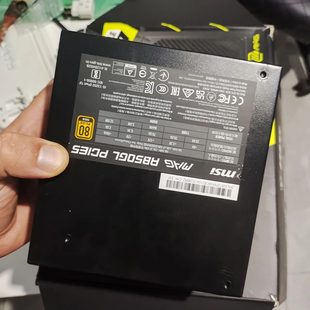 Fonte Msi modular 850w - Foto 4