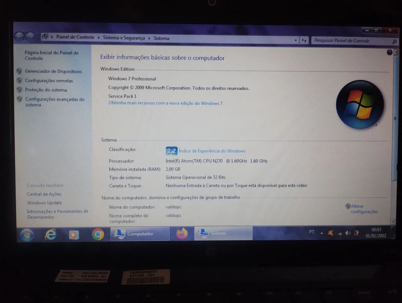 Netbook HPmini  - Foto 3