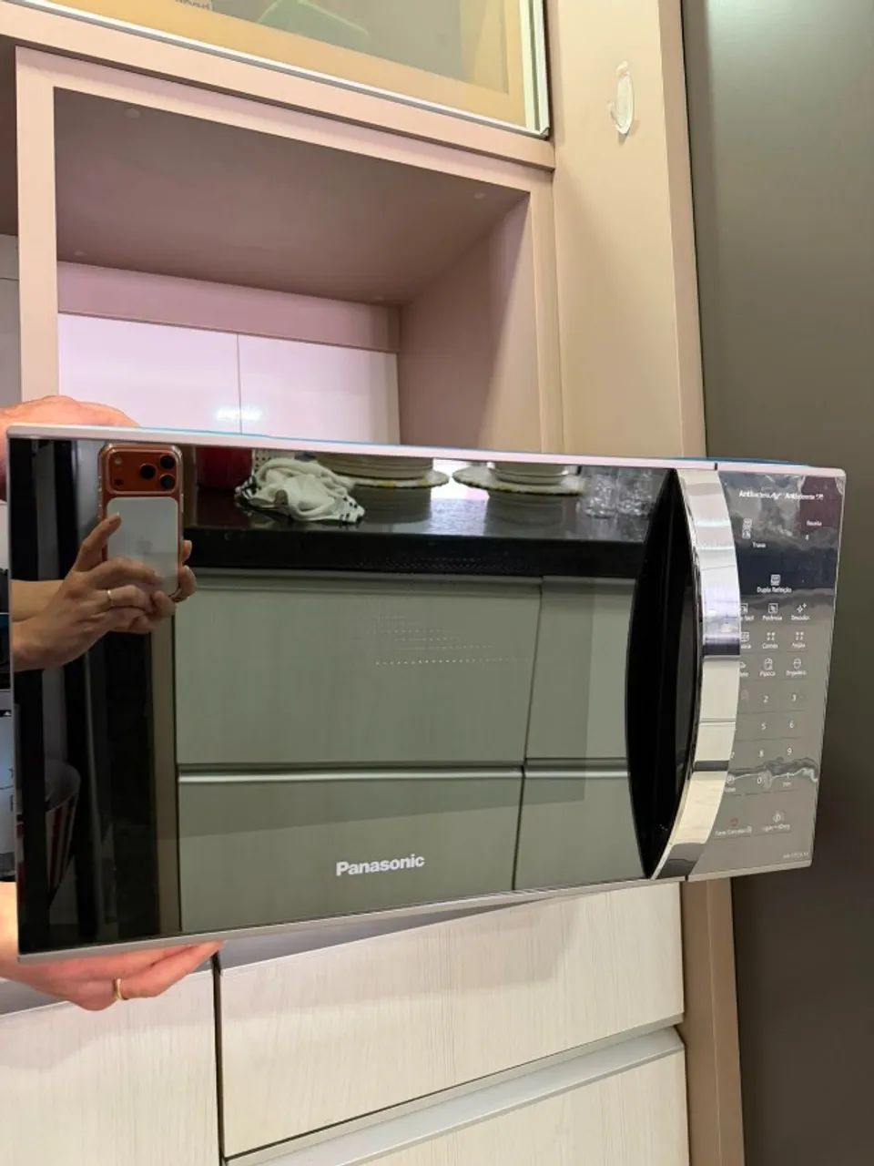 Microondas Panasonic 27L Dupla Refeição