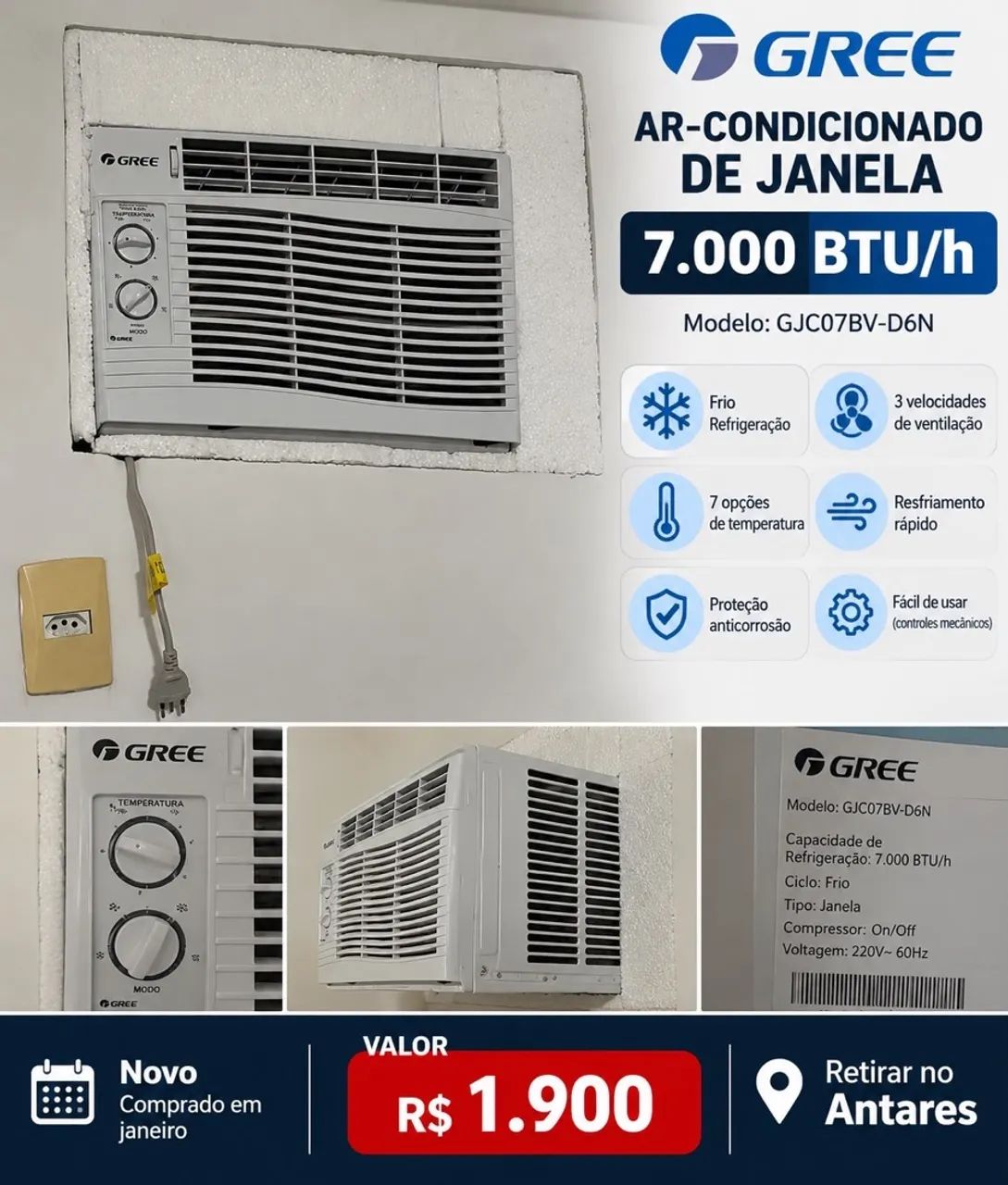 Vende se ar condicionado 