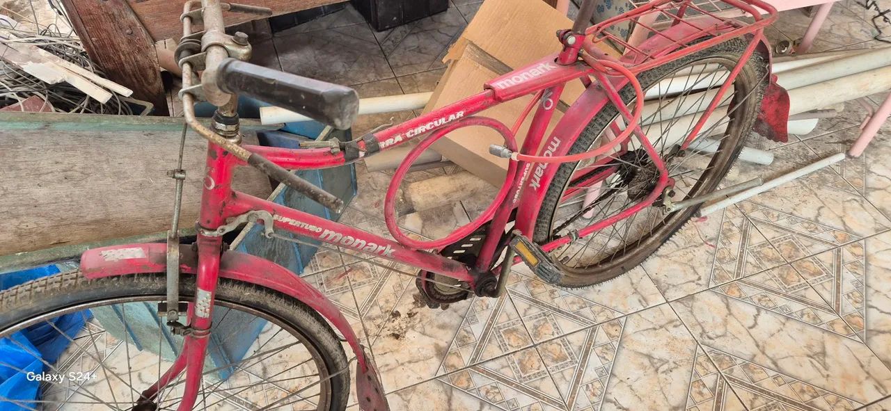 Bicicleta barra circular original mais de 30 anos