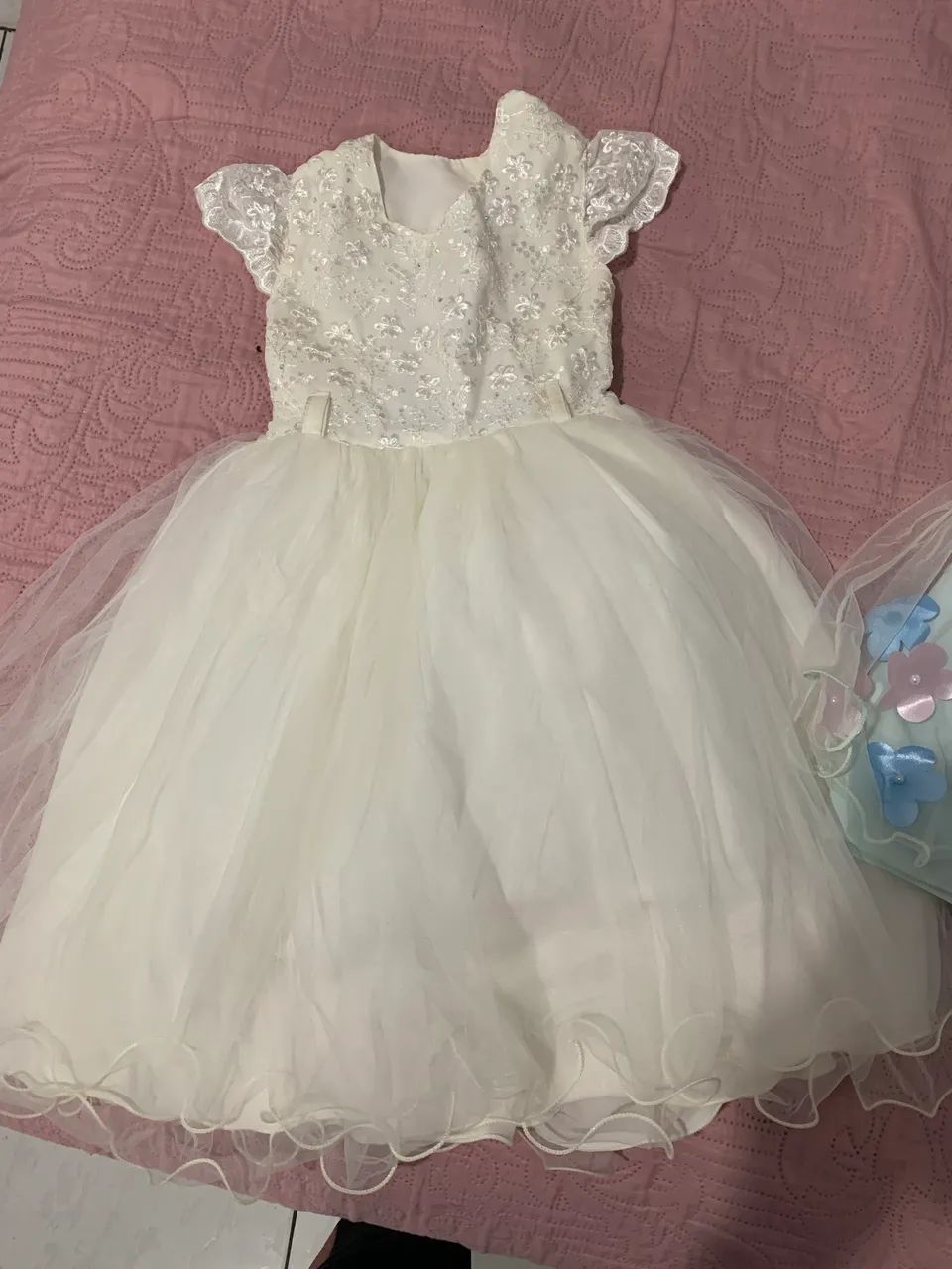 Vestido branco daminha  - Foto 2